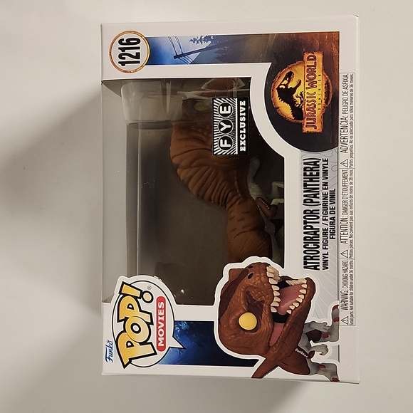 Funko Pop Jurassic World Atrociraptor (Panthera) #1216 - Collectible - Picture 12 of 16